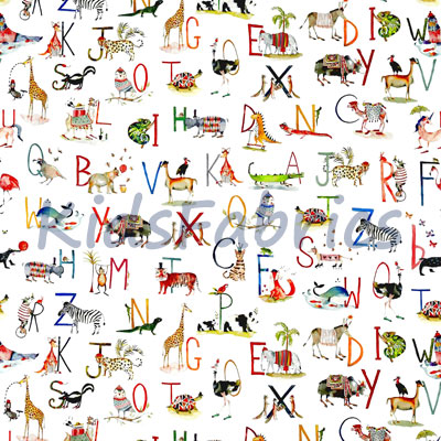 Animal Alphabet - Paintbox - £20.00 per metre