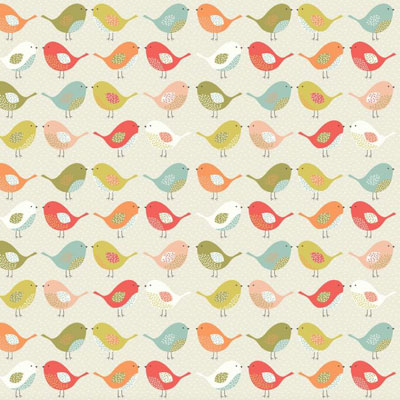 Birds - Multi - £20.00 per metre