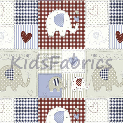 Bo Bo - Blue - £15.00 Per metre