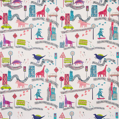 Dino City - Rainbow - £22.00 per metre