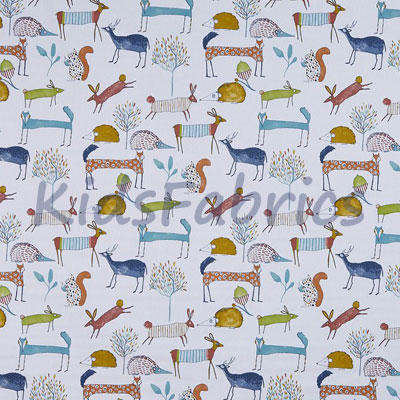 Oh My Deer - Marmalade - £19.00 per metre