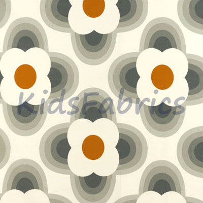 Striped Petal - Orange - £20.00 Per Metre