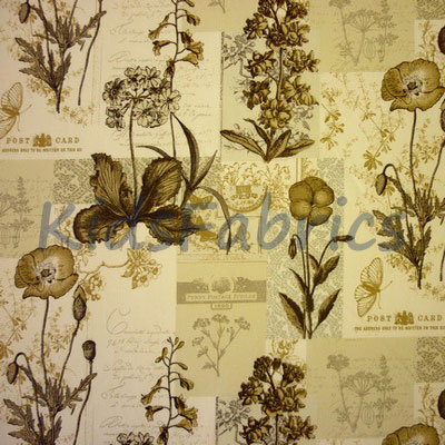 1276: Wildflower Brown [1.2 Metre] - £10.50 ITEM PRICE