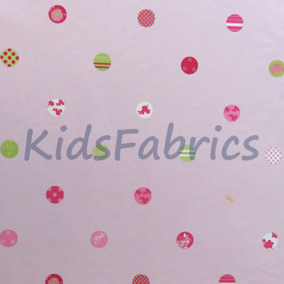 1699: Spotty Pink [0.60 metre] - £4.50 ITEM PRICE