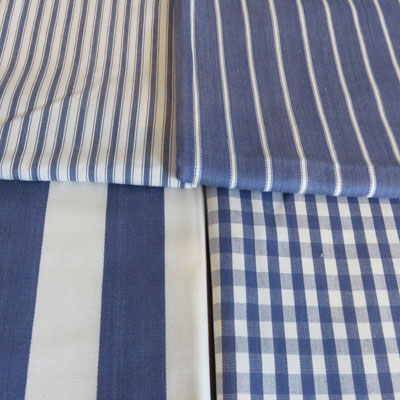 Blue Gingham & Stripe Bundle - £17.50 ITEM PRICE