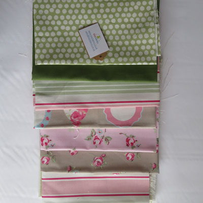 Green and Taupe Fabric Bundle - £16.00 ITEM PRICE