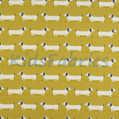 Hound Dog - Ochre - £18.00 per metre