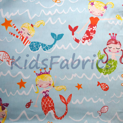 Mermaid - Aqua - £19.00 Per Metre