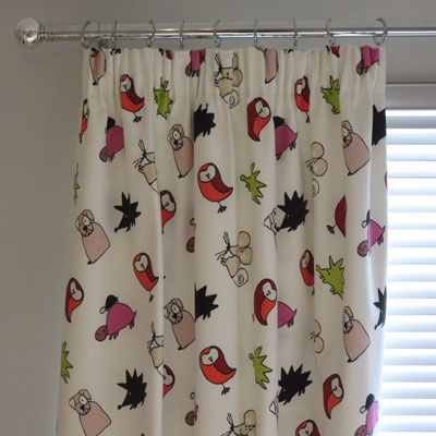 CURTAINS: ANIMAL THEME - £88.00 ITEM PRICE