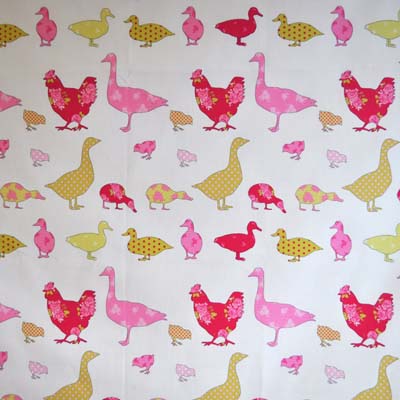 1630: Ducks Pink [1.8 metre] - £13.50 ITEM PRICE