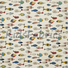 Gone Fishing - Vintage - £ 18.00 per metre