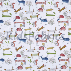 Oh My Deer - Berry - £ 18.00 per metre