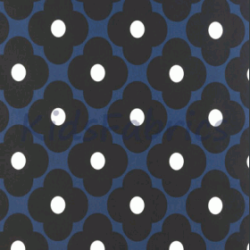 Spot Flower - Marine - £ 20.00 Per Metre