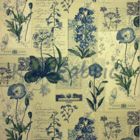 1275: Wildflower Blue [1.2 Metre] - £ 10.50 ITEM PRICE