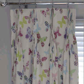 CURTAINS: BUTTERFLY - £ 110.00 ITEM PRICE