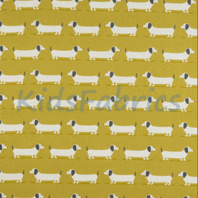 Hound Dog - Ochre - £ 18.00 per metre