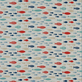 Large Shoal - Blue - £ 18.00 per metre