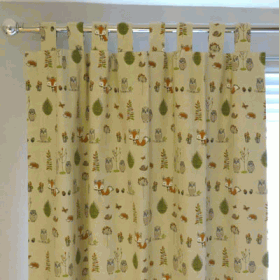 CURTAINS: WOODLAND -MULTI - £ 115.00 ITEM PRICE