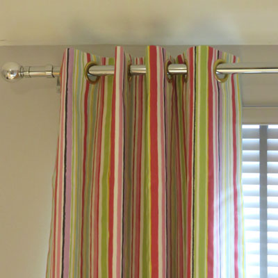 CURTAINS: ZOOM - PINK - £110.00 ITEM PRICE